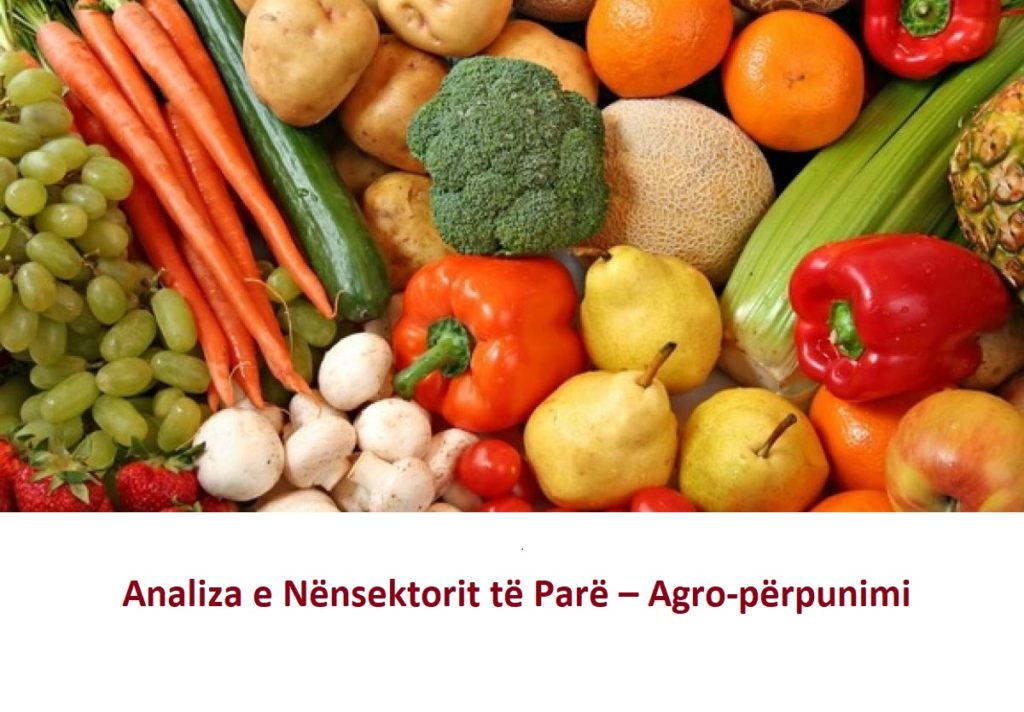 Analiza e Nënsektorit të Parë – Agro-përpunimi